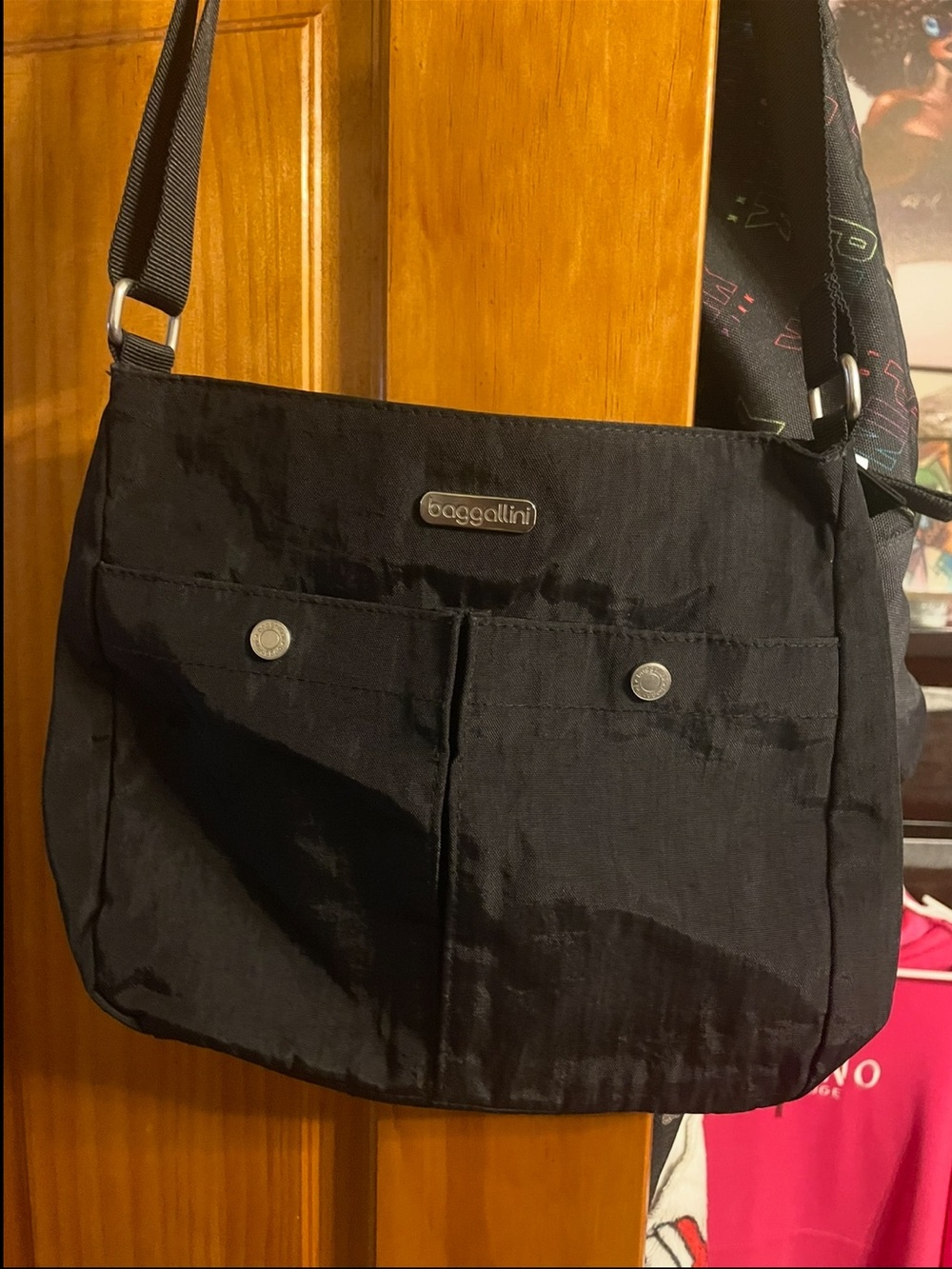 Baggallini Black Crossbody Bag  - Lightweight Everyday Carry